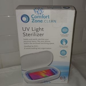 Comfort Zone Clean UV Light Sterilizer NWOT